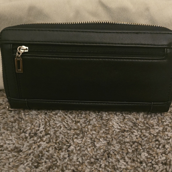 Guess Black and Gold Zip Wallet - Picture 2 of 4